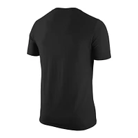 T-shirt de basket-ball Nike Tennessee Volunteers pour homme, noir, avec logo