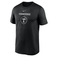 Men's Nike Black Tennessee Volunteers On-Court Basketball Legend Practice Performance T-Shirt