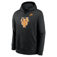 Men's Nike  Black Tennessee Volunteers Vault Logo Pullover Hoodie