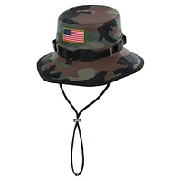 Men's Nike Camo Tennessee Volunteers 2024 Military Appreciation Apex Bucket Hat