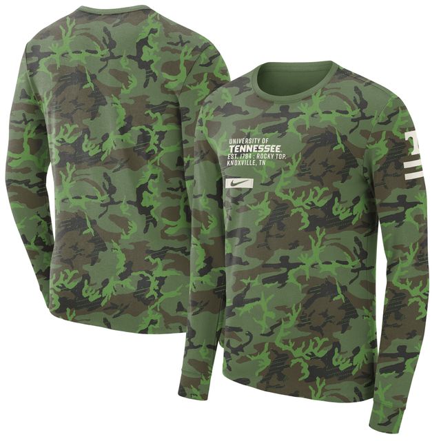 T-shirt à manches longues Nike Tennessee Volunteers Military pour homme
