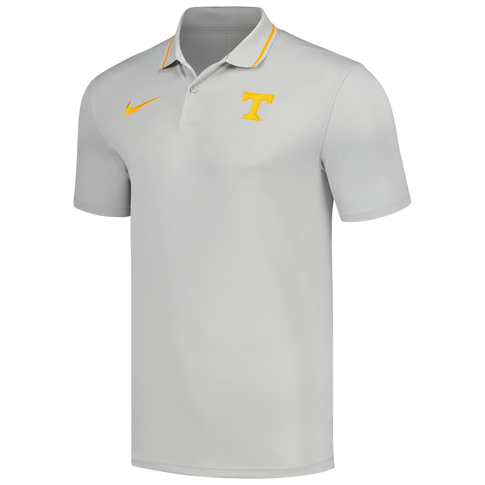 Men's Nike Gray Tennessee Volunteers 2023 Coaches Performance Polo