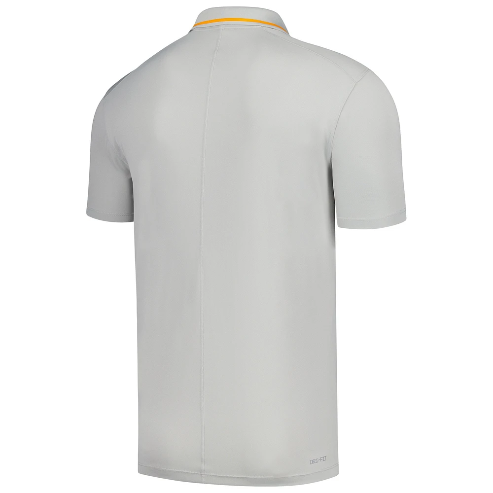 Men's Nike Gray Tennessee Volunteers 2023 Coaches Performance Polo