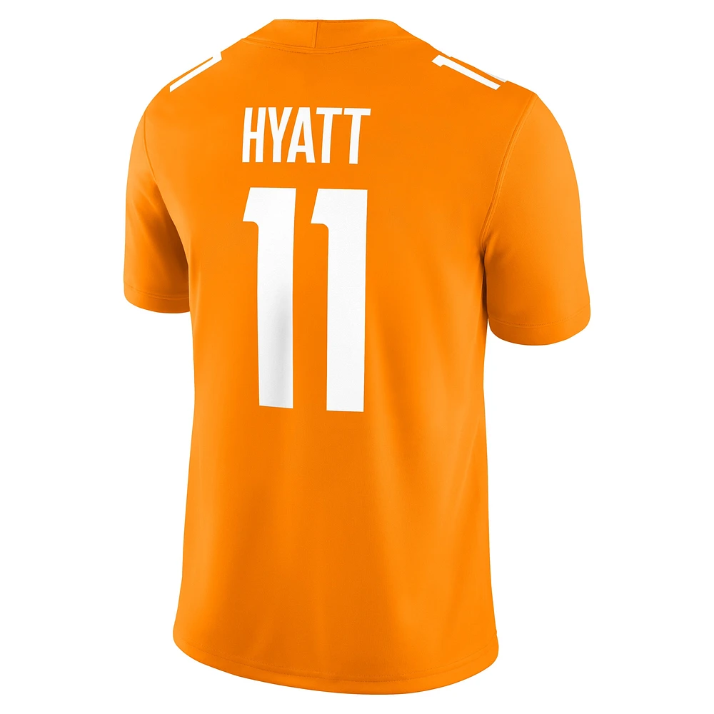 Men's Nike Jalin Hyatt Tennessee Orange Volunteers Player Game Jersey