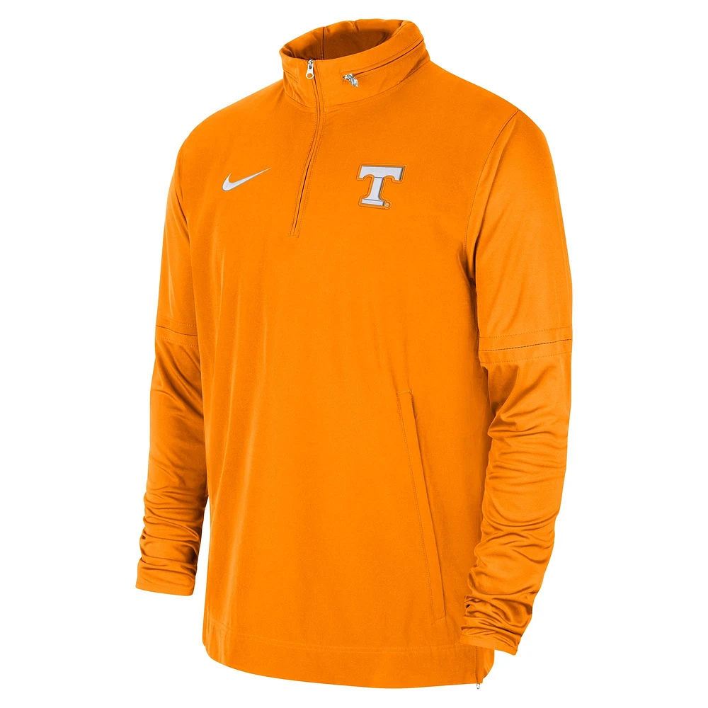Men's Nike Tennessee Orange Volunteers 2023 Coach Half-Zip Hooded Jacket
