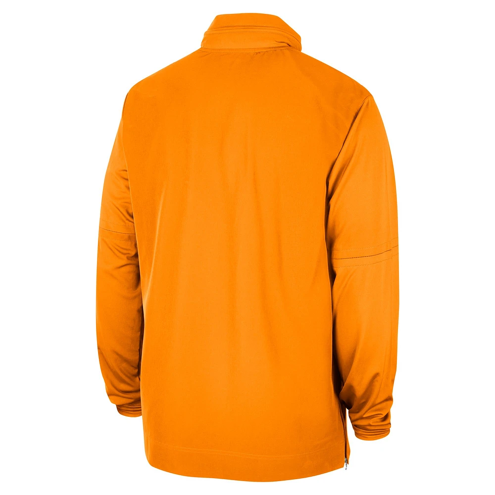 Men's Nike Tennessee Orange Volunteers 2023 Coach Half-Zip Hooded Jacket