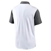 Men's Nike White Tennessee Volunteers Campus Pattern Vapor Performance Polo
