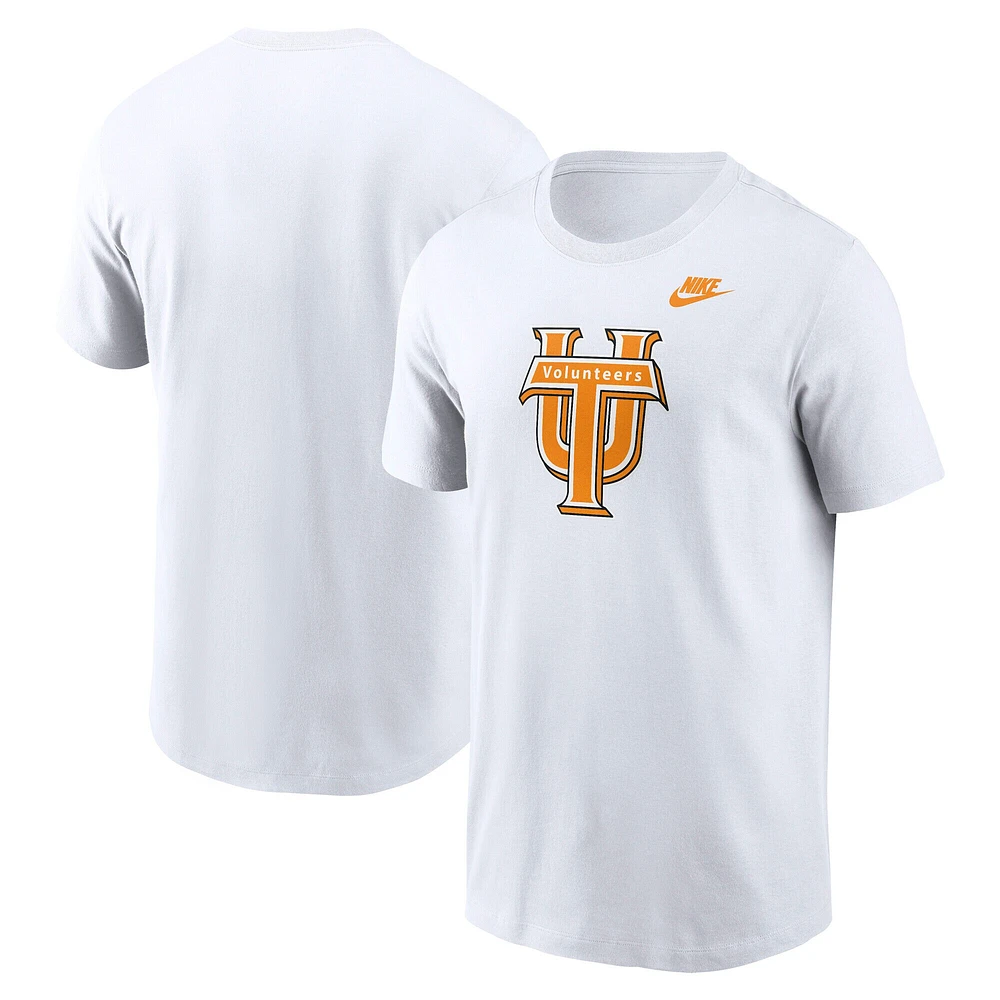 T-shirt Nike blanc avec logo Tennessee Volunteers Vault pour homme