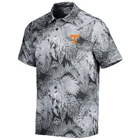 Men's Tommy Bahama Black Tennessee Volunteers Big & Tall Coast Luminescent Fronds IslandZone Button-Up Camp Shirt