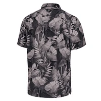 Men's Tommy Bahama Black Tennessee Volunteers Big & Tall Coast Nuevo Fronds IslandZone Button-Up Shirt