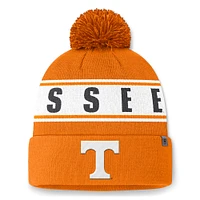 Men's Top of the World Tennessee Orange Tennessee Volunteers Slash Cuffed Knit Hat with Pom