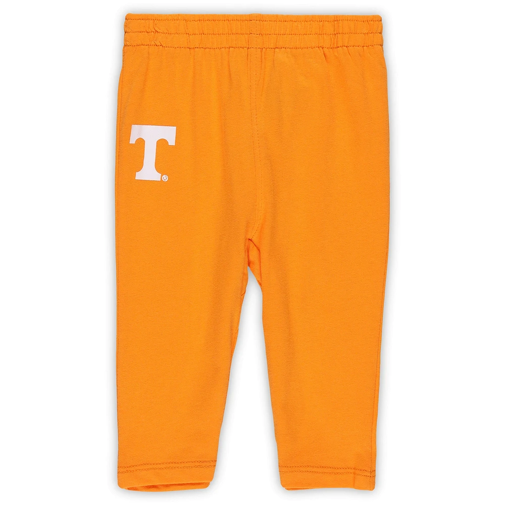 Newborn & Infant Tennessee Volunteers Double Up Long Sleeve Bodysuit Pant Set