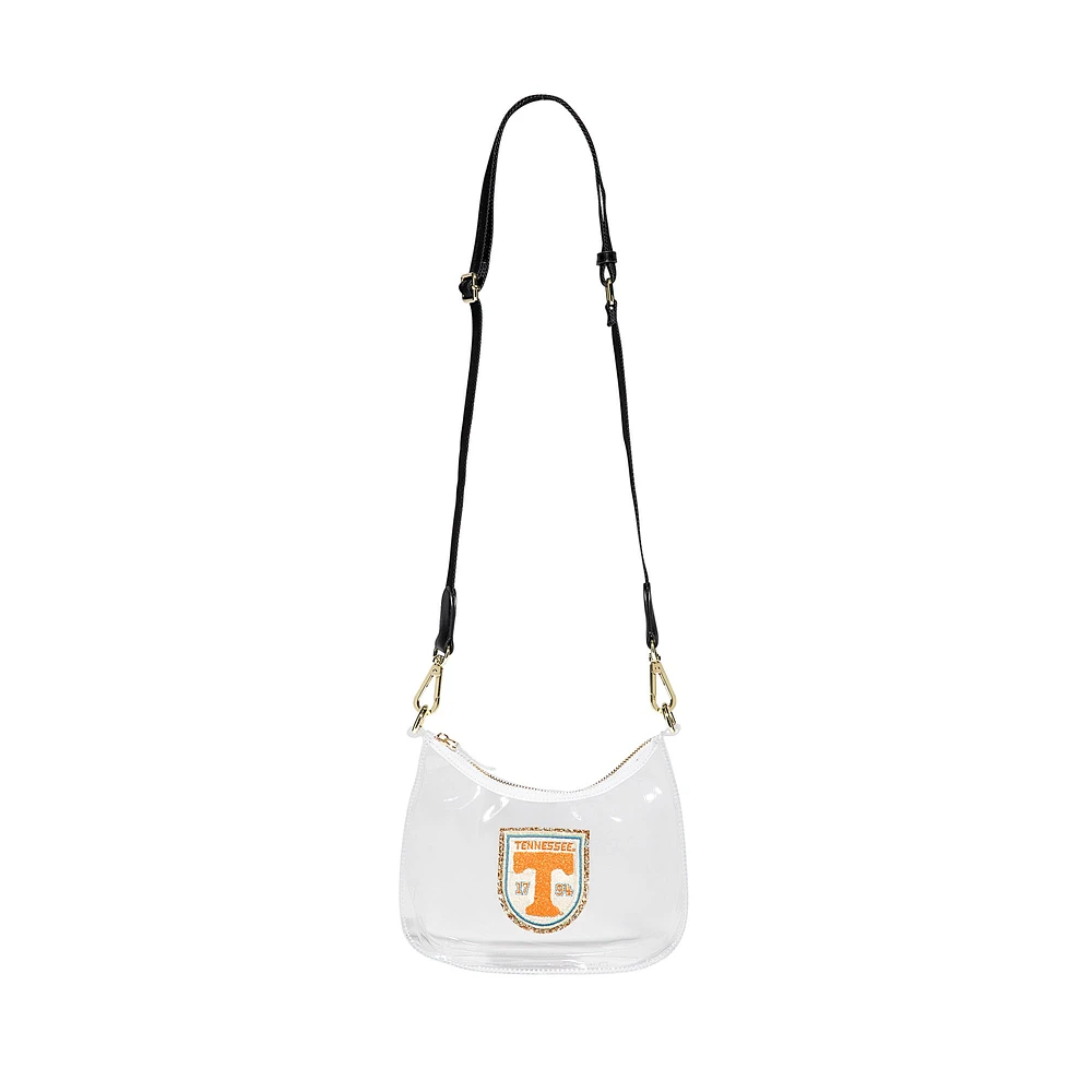 Sac à bandoulière incurvé transparent Stoney Clover Lane Tennessee Volunteers