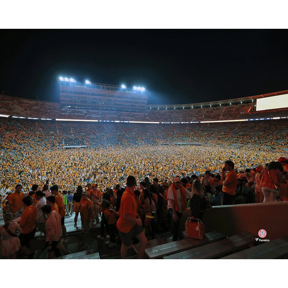 Tennessee Volunteers Unsigned Stadium After Win vs. Alabama Photograph