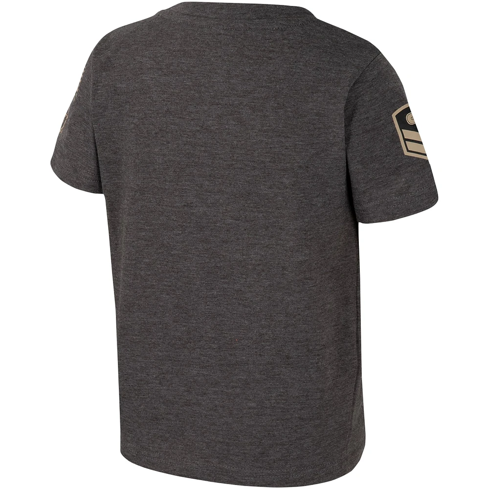 Toddler Colosseum Charcoal Tennessee Volunteers OHT Military Appreciation Boot Camp T-Shirt
