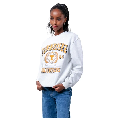 Sweat-shirt unisexe à écusson vintage des Tennessee Volunteers d'Establised & Co. Ash