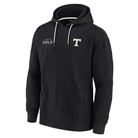Unisex Fanatics Black Tennessee Volunteers Elements Super Soft Fleece Pullover Hoodie