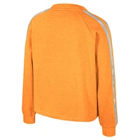 T-shirt à manches longues et col en V pour femme Colosseum Tennessee Orange Volunteers Treasures
