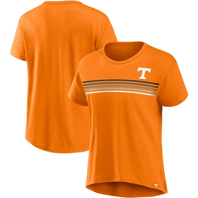 T-shirt coupe-cravate Fanatics Tennessee Orange Volunteers pour femmes