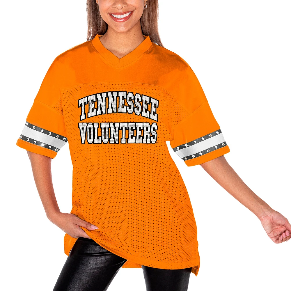 Women's Gameday Couture Tennessee Orange Volunteers Until Kickoff Rhinestone Fashion T-Shirt