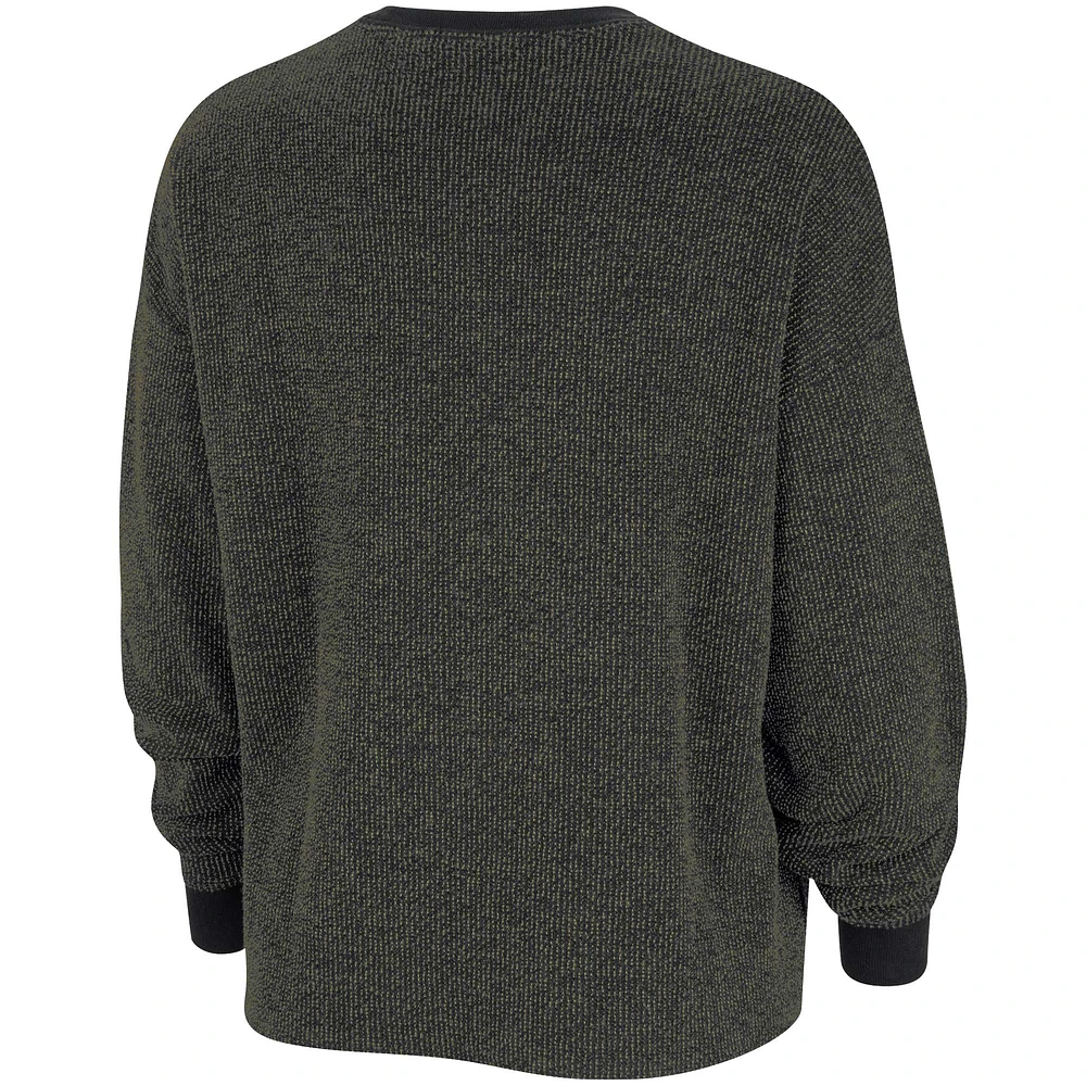 Sweat-shirt à enfiler Nike Tennessee Volunteers Yoga Script pour femme, noir