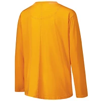 Women's Pressbox Tennessee Orange Volunteers Chandler Olive Leaf Arch Long Sleeve T-Shirt