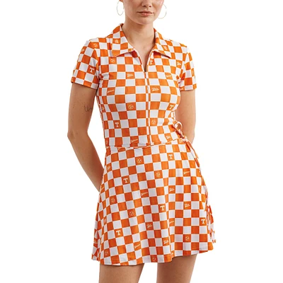Robe Ivy pour femme de la collection Tennessee Volunteers Tailgate Orange/Blanc