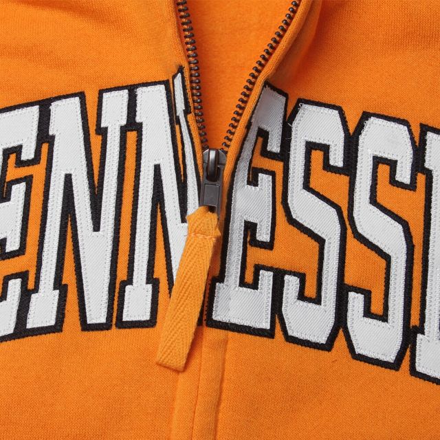 Sweat à capuche entièrement zippé Stadium Athletic Tennessee Volunteers pour femme avec nom arqué