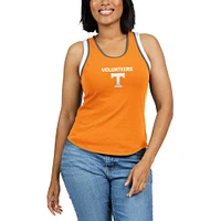 Women's WEAR by Erin Andrews Tennessee Orange Volunteers Open Hole Razorback Tank Top