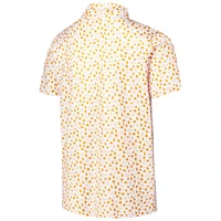 Youth Garb White Tennessee Volunteers Earnest Allover Print Polo