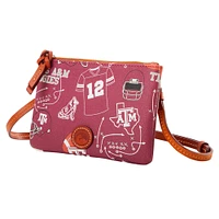 Dooney & Bourke Texas A&M Aggies Top Zip Crossbody Purse