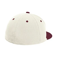 Men's adidas  Cream Texas A&M Aggies On-Field Fitted Baseball Hat