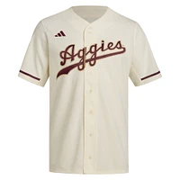 Men's adidas  Cream Texas A&M Aggies Replica Baseball Jersey