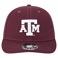 Men's New Era Maroon Texas A&M Aggies Low Profile 9FIFTY Snapback Hat