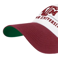 Men's '47 White Texas A&M Aggies Gridiron Clean Up Adjustable Hat
