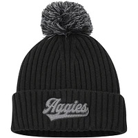 Men's adidas Charcoal Texas A&M Aggies Modern Cuffed Knit Hat with Pom