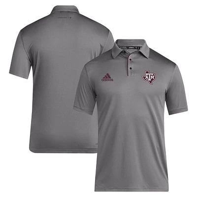Men's adidas Gray Texas A&M Aggies 2024 Coaches AEROREADY Polo