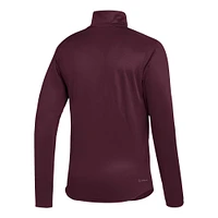 Men's adidas Maroon Texas A&M Aggies 2023 Sideline AEROREADY Half-Zip Top