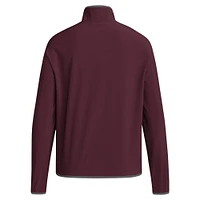 Men's adidas Maroon Texas A&M Aggies 2024 Coaches Sideline Half-Zip Jacket