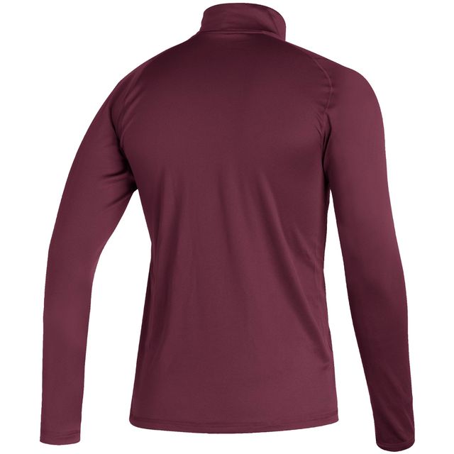Veste adidas Texas A&M Aggies Freelift Sport Raglan Quarter-Zip Bordeaux pour homme