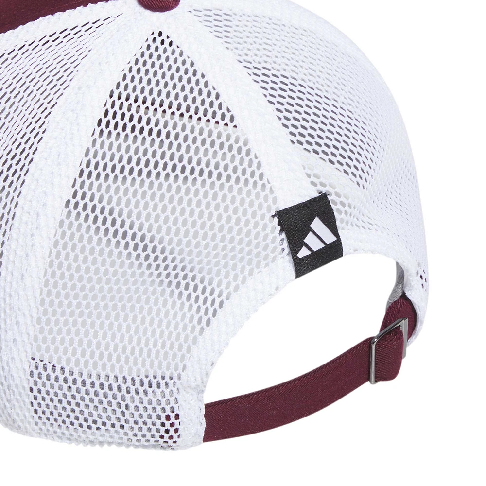 Men's adidas Maroon Texas A&M Aggies Mascot Slouch Trucker Adjustable Hat