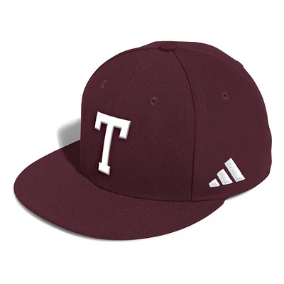 Casquette de baseball ajustée pour hommes adidas Maroon Texas A&M Aggies sur le terrain