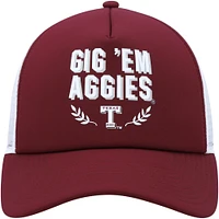 Men's adidas Maroon Texas A&M Aggies Phrase Foam Front Trucker Adjustable Hat