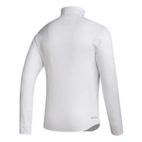 Men's adidas White Texas A&M Aggies 2023 Sideline AEROREADY Half-Zip Top
