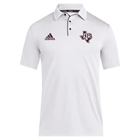 Men's adidas White Texas A&M Aggies 2024 Coaches AEROREADY Polo