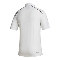 Men's adidas White Texas A&M Aggies Coaches AEROREADY Polo