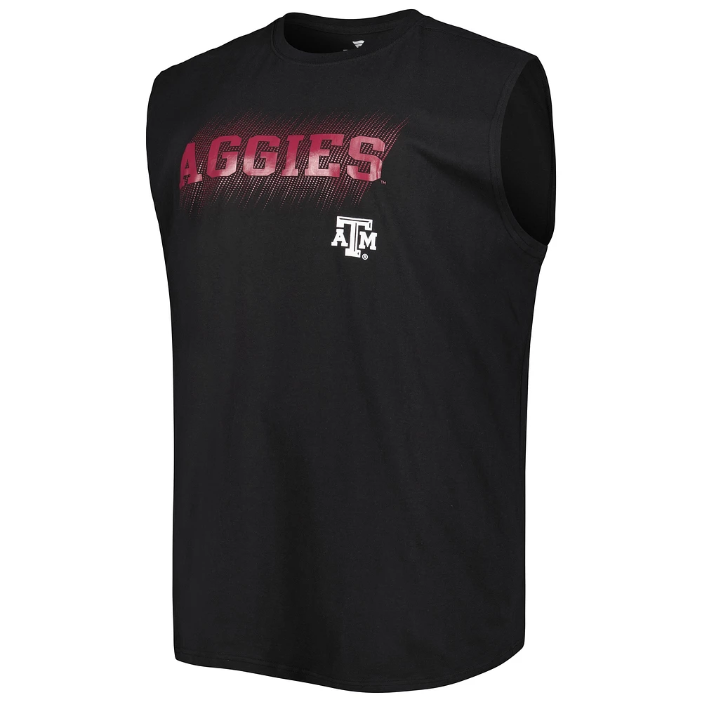 Men's Black Texas A&M Aggies Big & Tall Tank Top