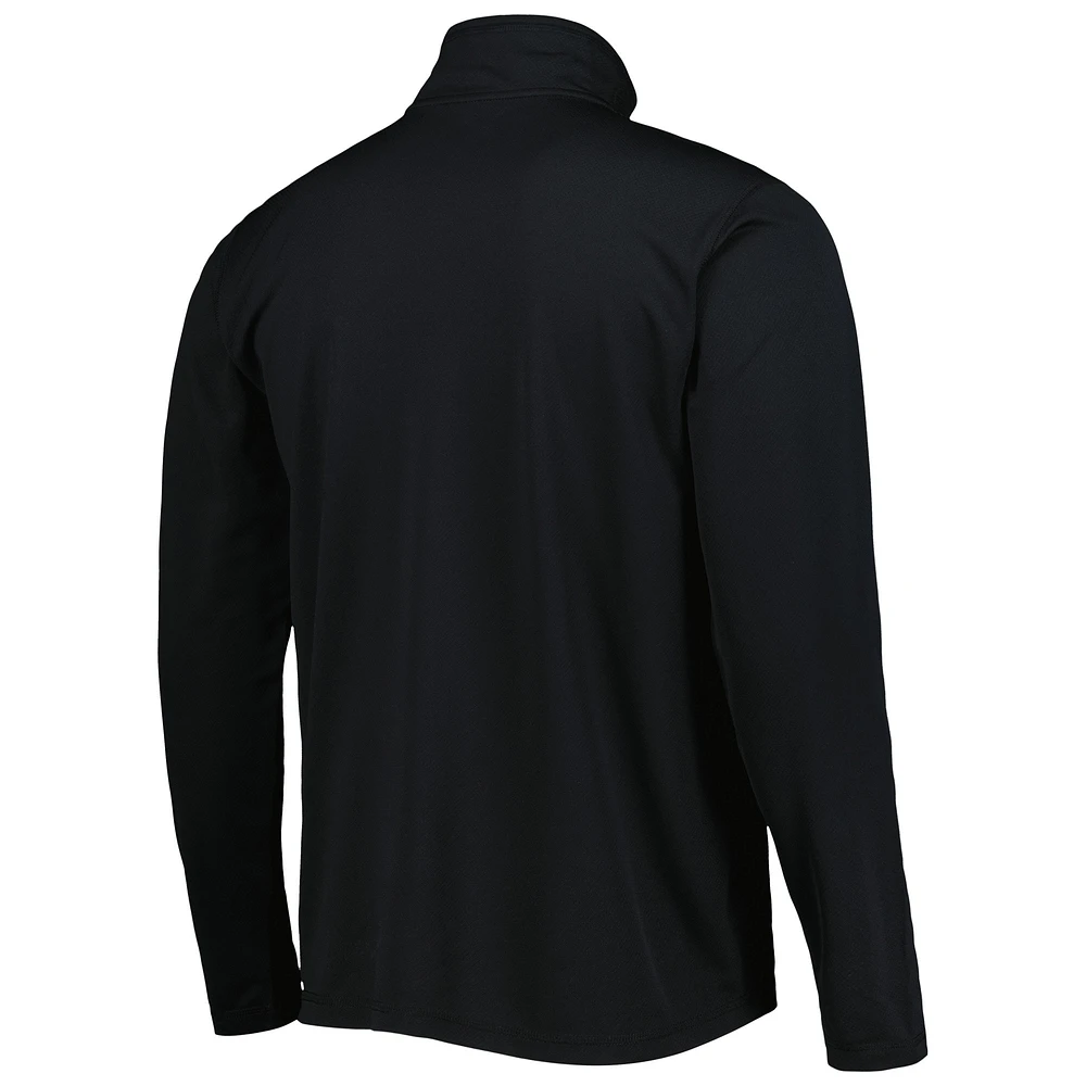 Men's Champion Black Texas A&M Aggies Textured Quarter-Zip Jacket