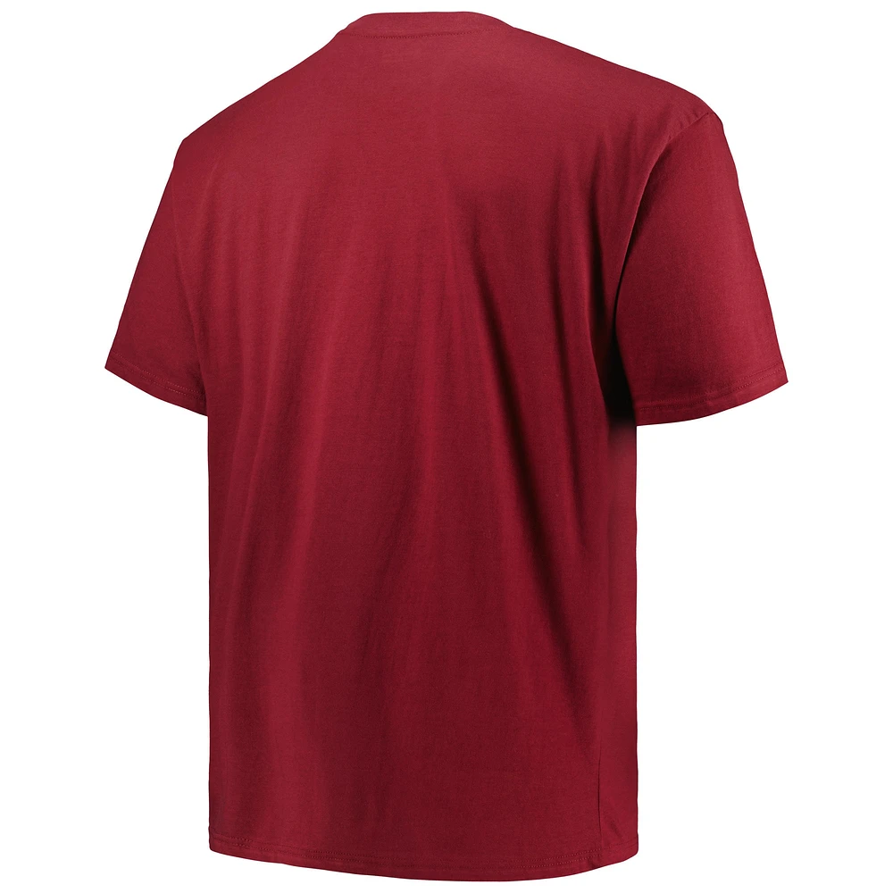 Men's Champion Maroon Texas A&M Aggies Big & Tall Football Helmet T-Shirt
