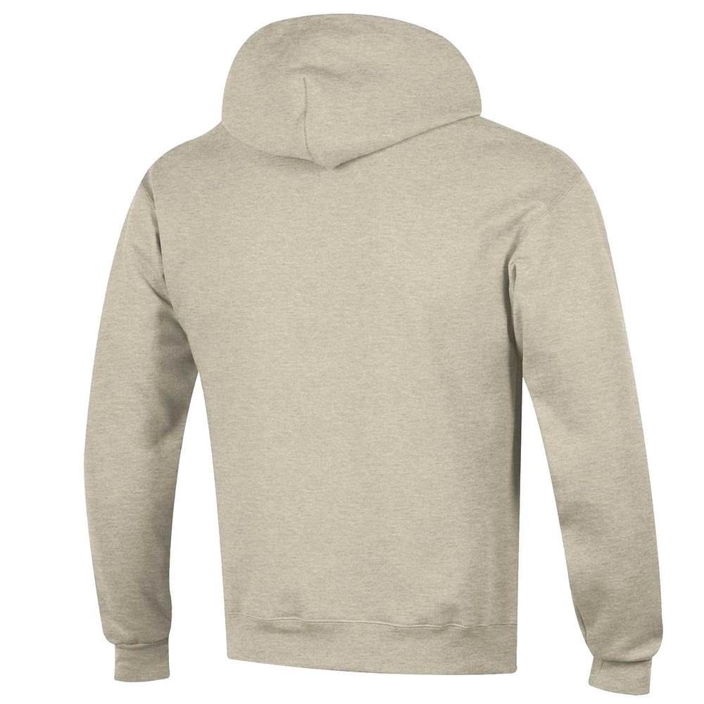 Men's Champion Oatmeal Texas A&M Aggies 12th Man Pullover Hoodie
